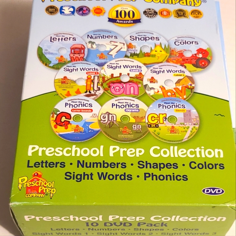 Preschool prep collection dvds